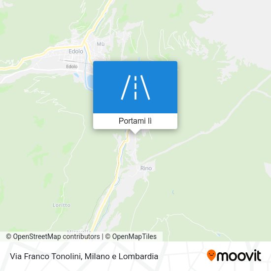 Mappa Via Franco Tonolini