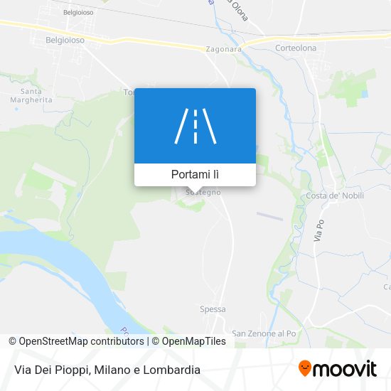 Mappa Via Dei Pioppi