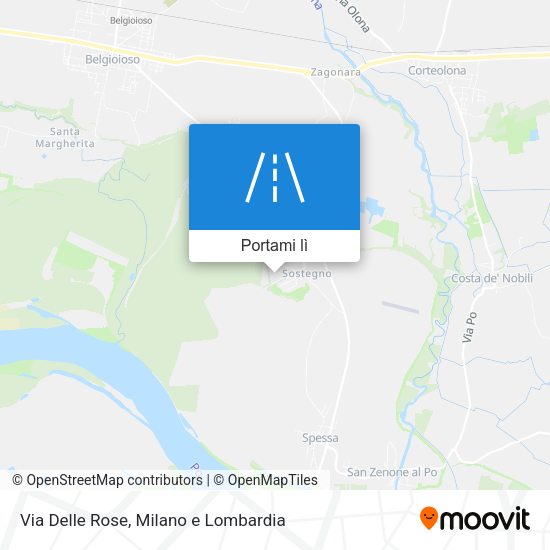 Mappa Via Delle Rose