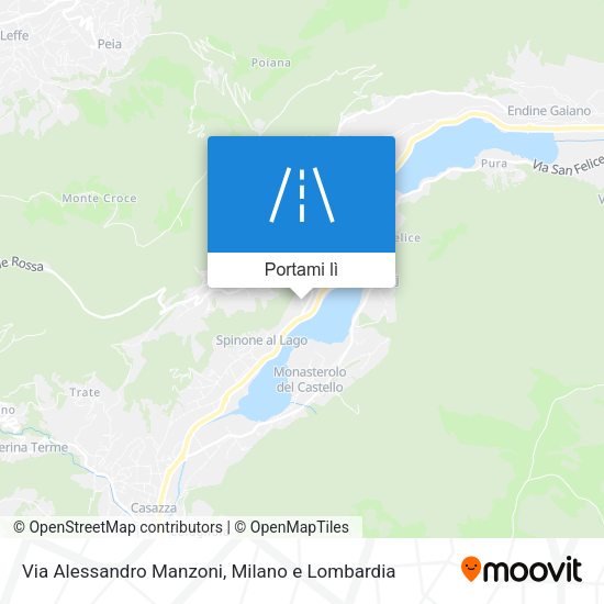 Mappa Via Alessandro Manzoni