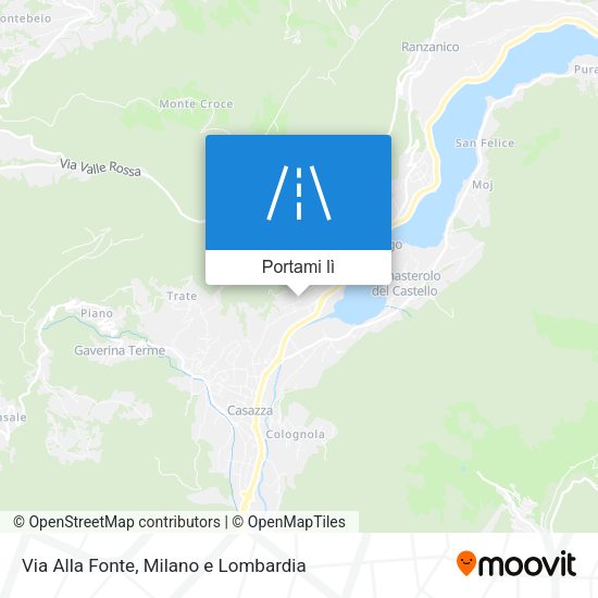 Mappa Via Alla Fonte