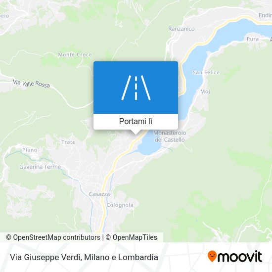 Mappa Via Giuseppe Verdi