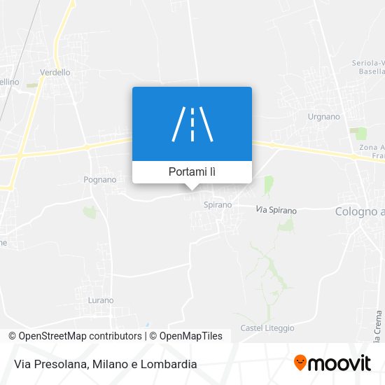 Mappa Via Presolana