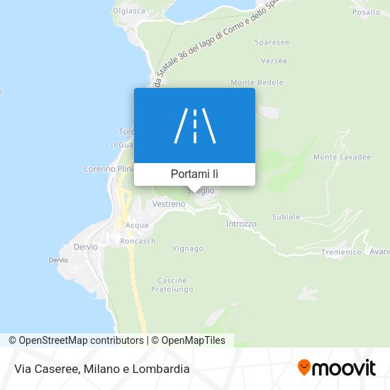 Mappa Via Caseree