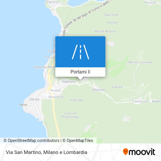 Mappa Via San Martino