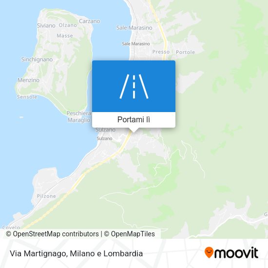 Mappa Via Martignago