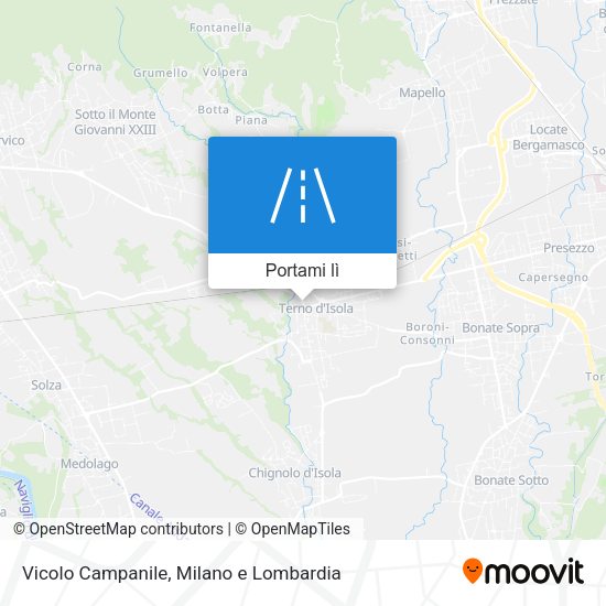 Mappa Vicolo Campanile