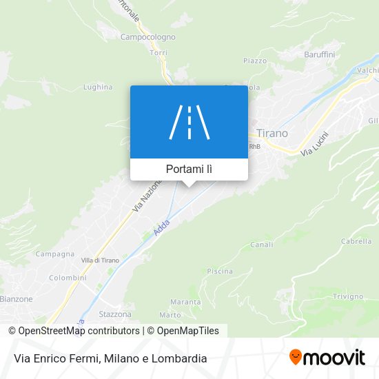 Mappa Via Enrico Fermi