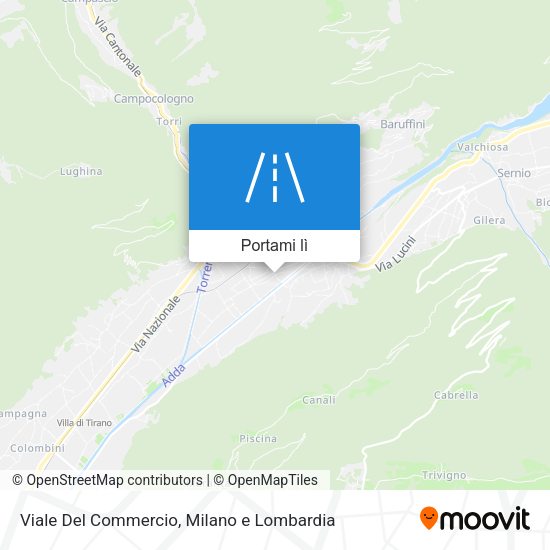 Mappa Viale Del Commercio