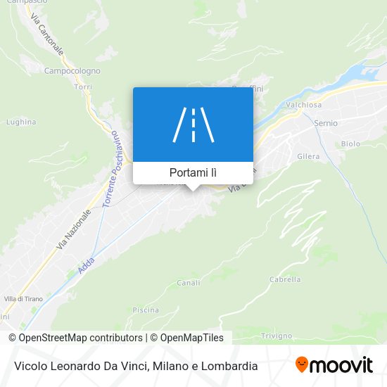 Mappa Vicolo Leonardo Da Vinci