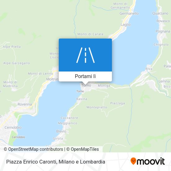 Mappa Piazza Enrico Caronti