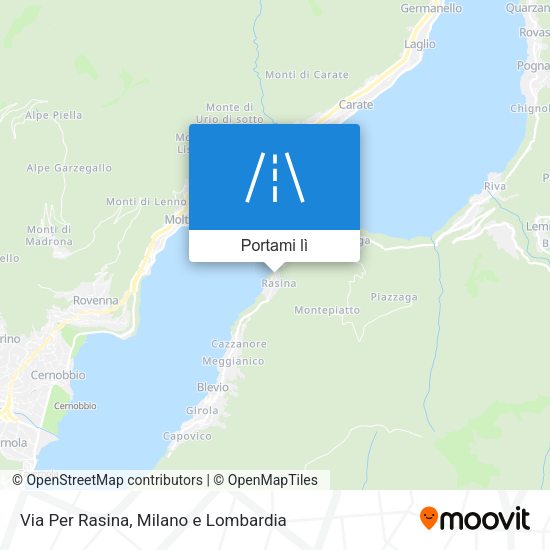 Mappa Via Per Rasina