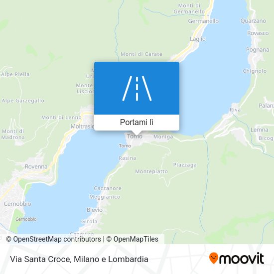 Mappa Via Santa Croce