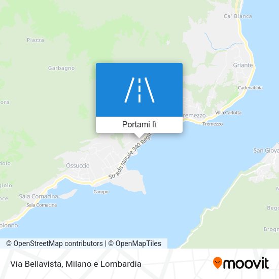 Mappa Via Bellavista