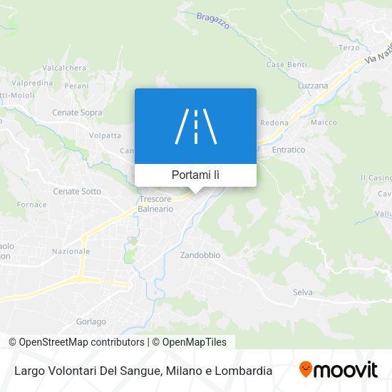 Mappa Largo Volontari Del Sangue