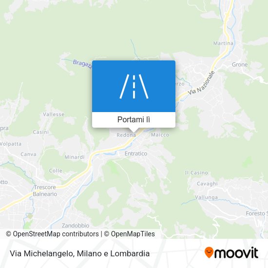 Mappa Via Michelangelo