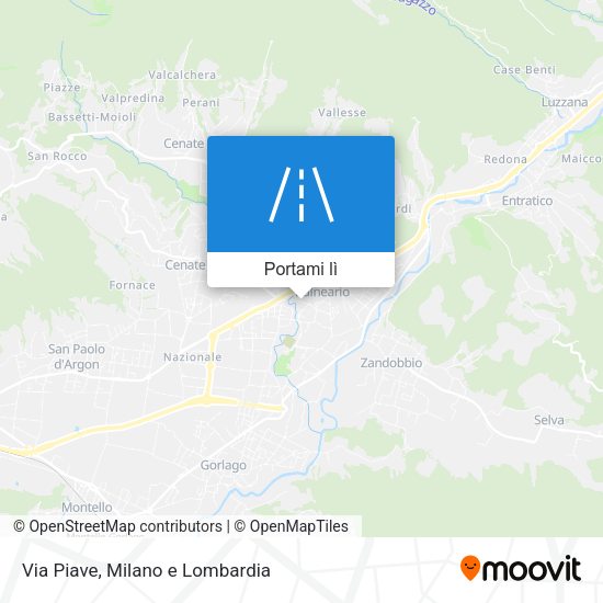 Mappa Via Piave