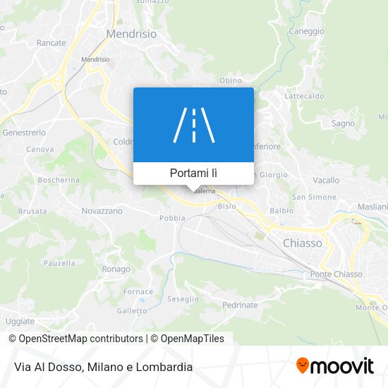 Mappa Via Al Dosso