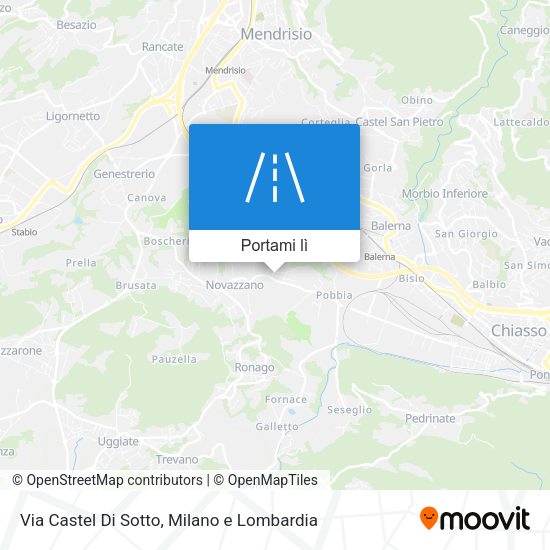 Mappa Via Castel Di Sotto