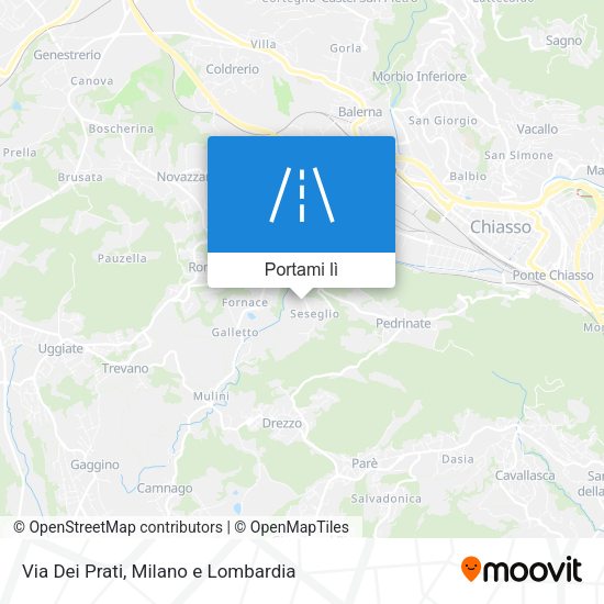 Mappa Via Dei Prati