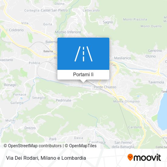 Mappa Via Dei Rodari