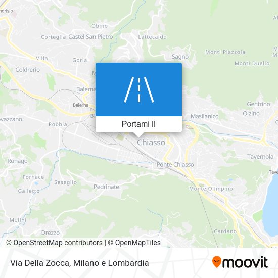 Mappa Via Della Zocca