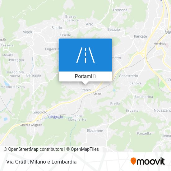 Mappa Via Grütli
