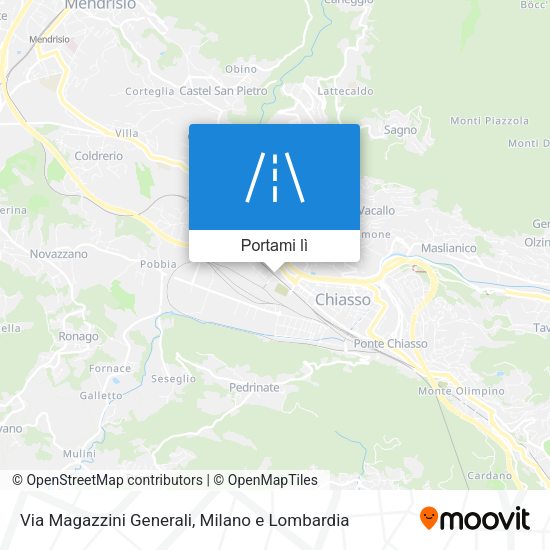 Mappa Via Magazzini Generali