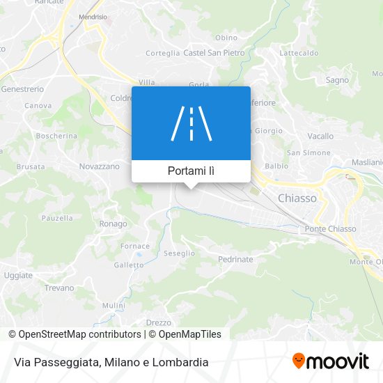 Mappa Via Passeggiata