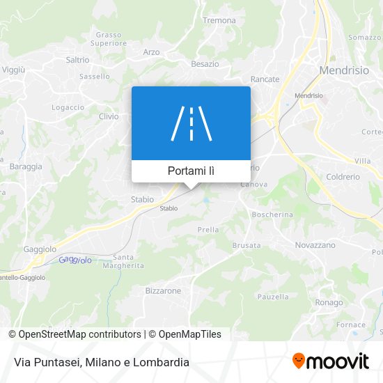 Mappa Via Puntasei