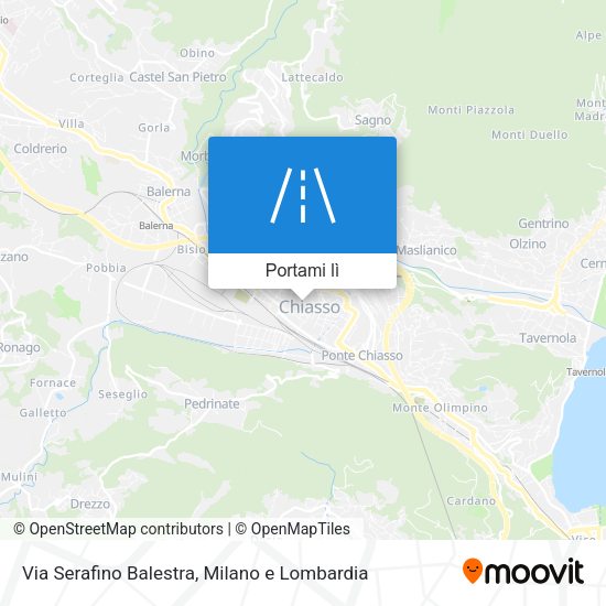 Mappa Via Serafino Balestra