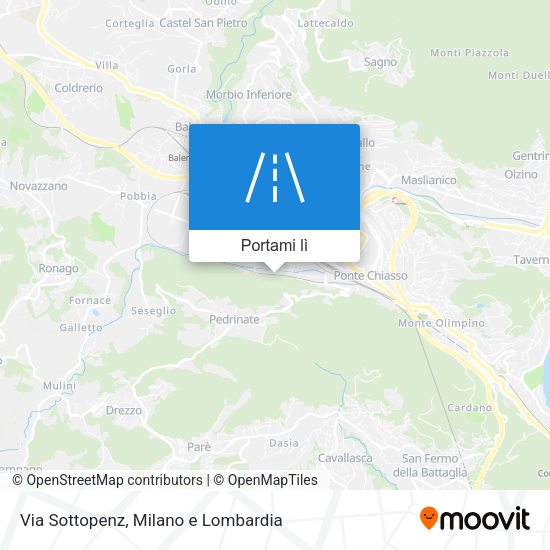 Mappa Via Sottopenz