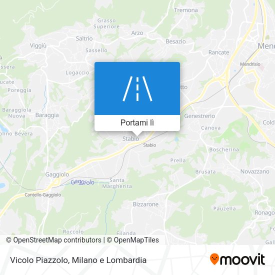 Mappa Vicolo Piazzolo