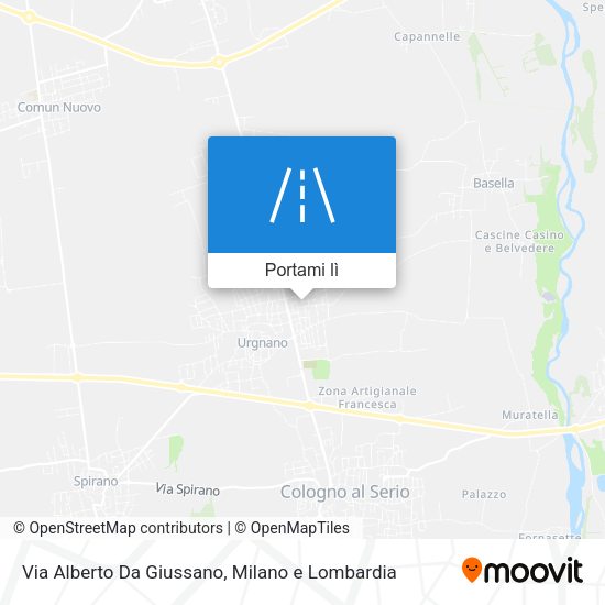 Mappa Via Alberto Da Giussano