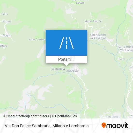 Mappa Via Don Felice Sambruna
