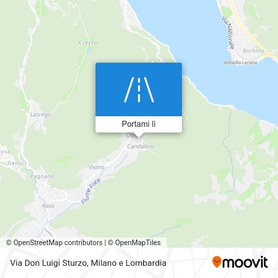 Mappa Via Don Luigi Sturzo