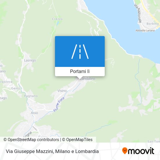Mappa Via Giuseppe Mazzini