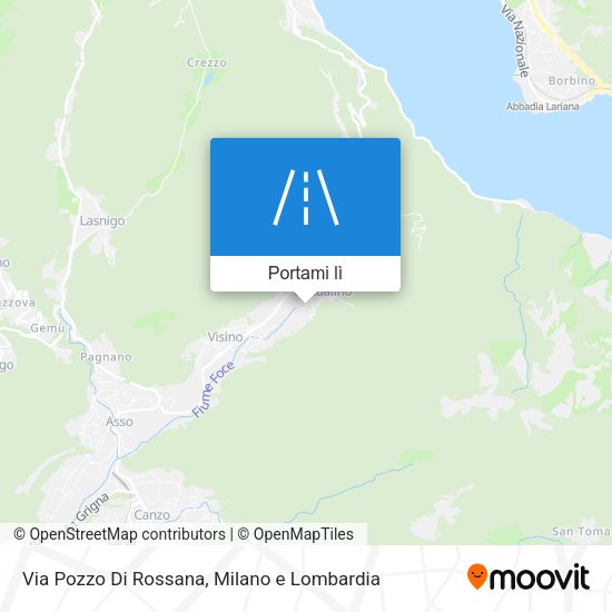 Mappa Via Pozzo Di Rossana