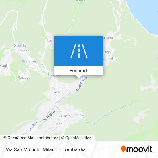 Mappa Via San Michele
