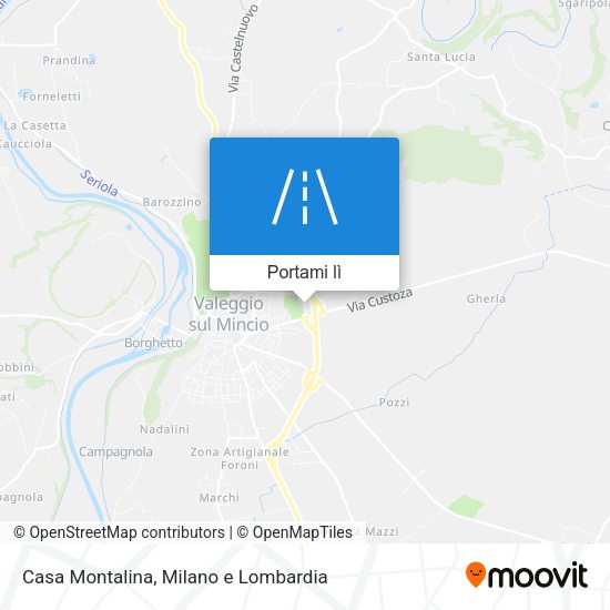 Mappa Casa Montalina