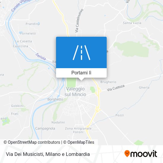 Mappa Via Dei Musicisti