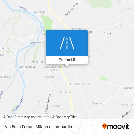 Mappa Via Enzo Ferrari