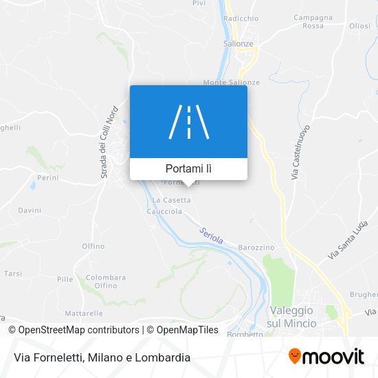 Mappa Via Forneletti