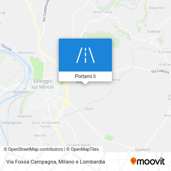 Mappa Via Fossa Campagna
