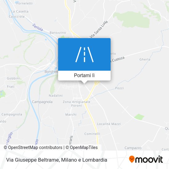 Mappa Via Giuseppe Beltrame