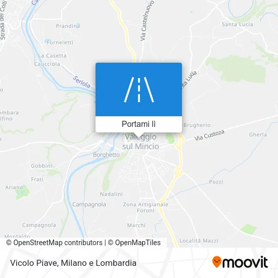Mappa Vicolo Piave