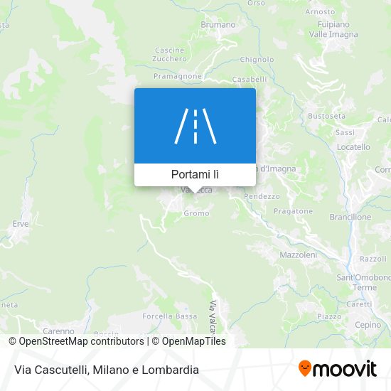 Mappa Via Cascutelli