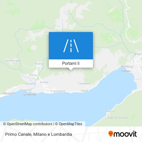 Mappa Primo Canale