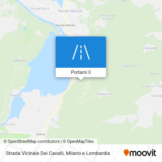 Mappa Strada Vicinale Dei Cavalli