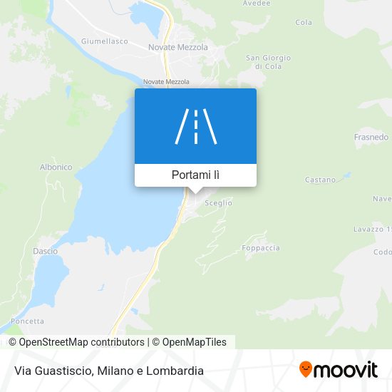 Mappa Via Guastiscio